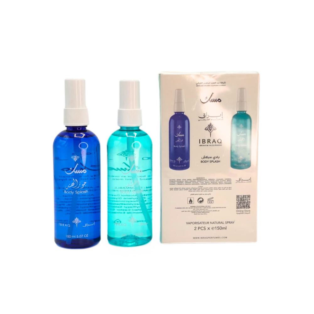 IBRAQ Body Splash Set – 2 x 150ml By Ibrahim Al Qurashi