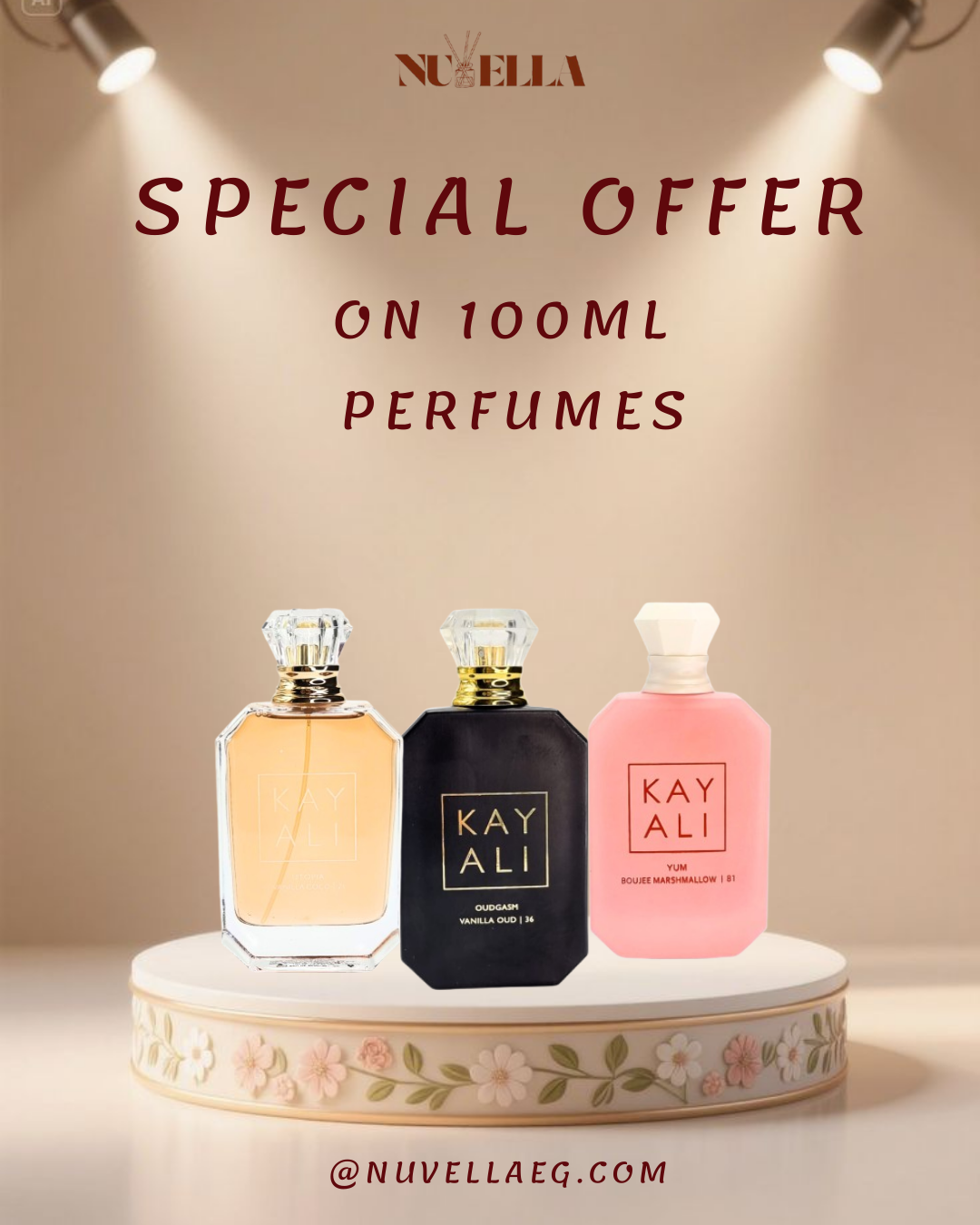 Kayali Yum 100ml + Kayali Oudgsam 100ml + Kayali Vanlia Coco 100ml