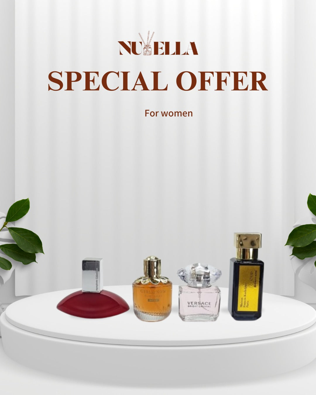 Eiphoria 30ml + Girl of now 30ml + Versaci 30ml + Satin mood 30ml