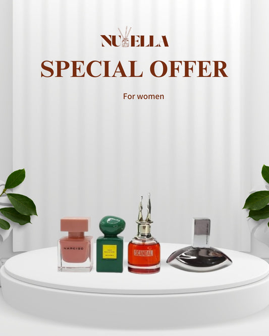 Scandal 30ml + Narciso 30ml + Eiphoria 30ml  + Armani brive 30ml