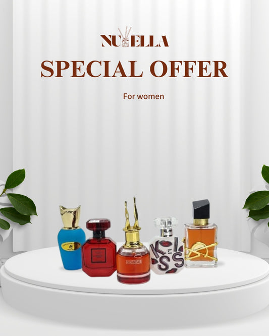 Erba Pura 30ml + Bombshell 30ml + Scandal 30ml + Boom shell 30ml + Libra 30ml