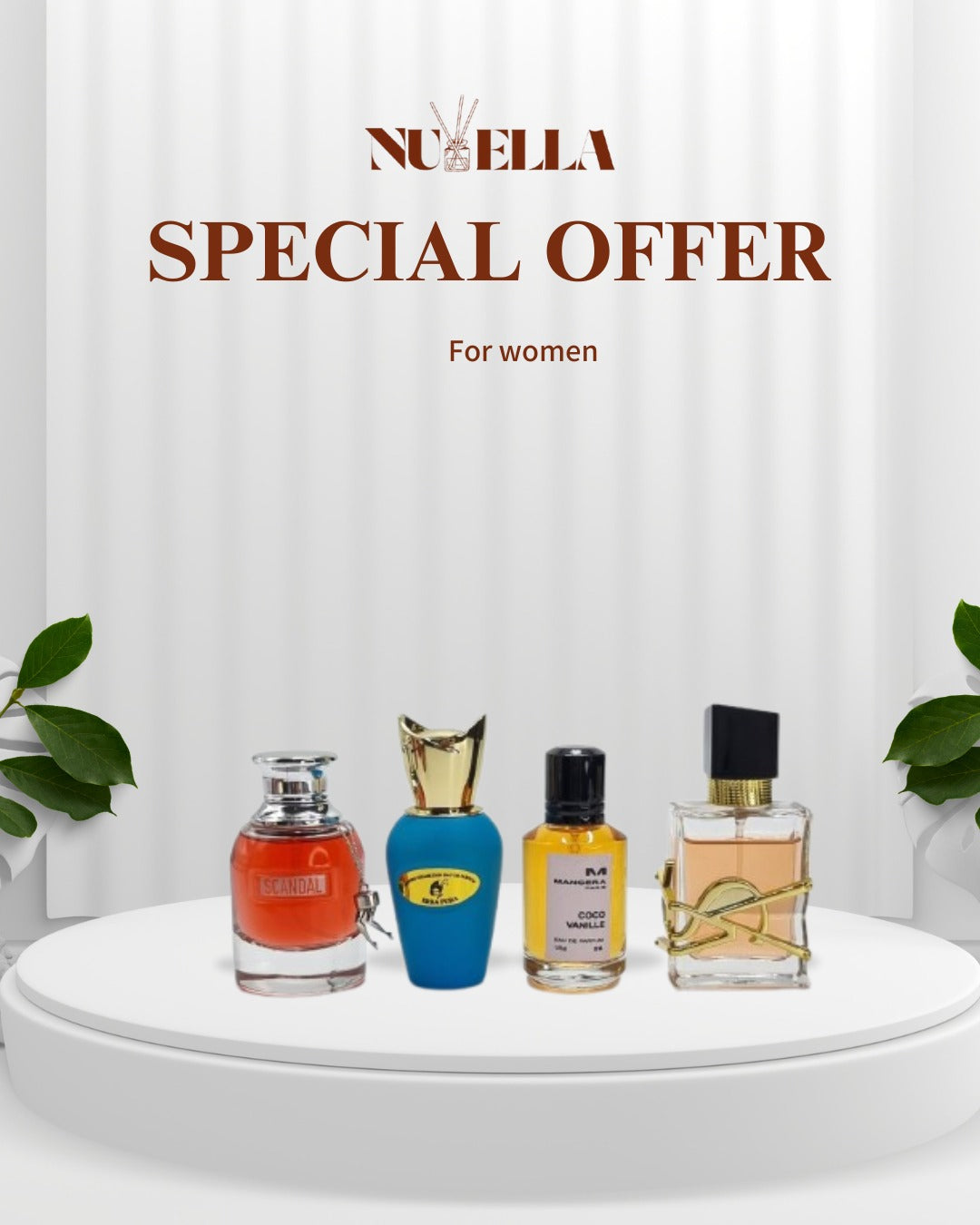 Scandal 30ml + Eirbapoura 30ml + Mansira 30ml + Libra 30ml