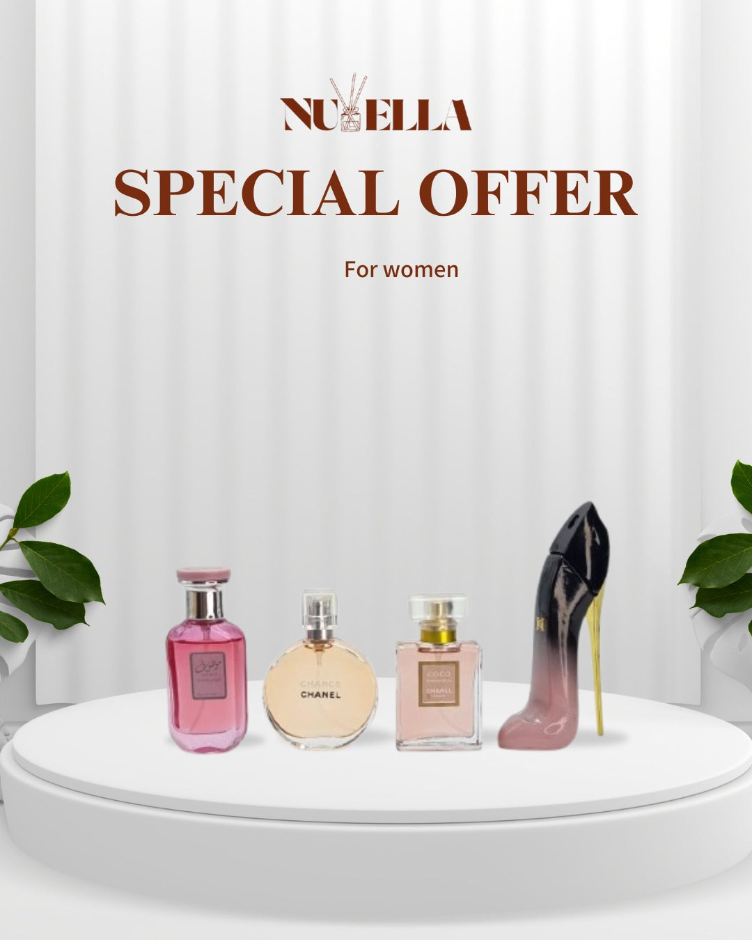 Mousof 30ml + Chanell 30ml + Coco 30ml + Good girl 30ml