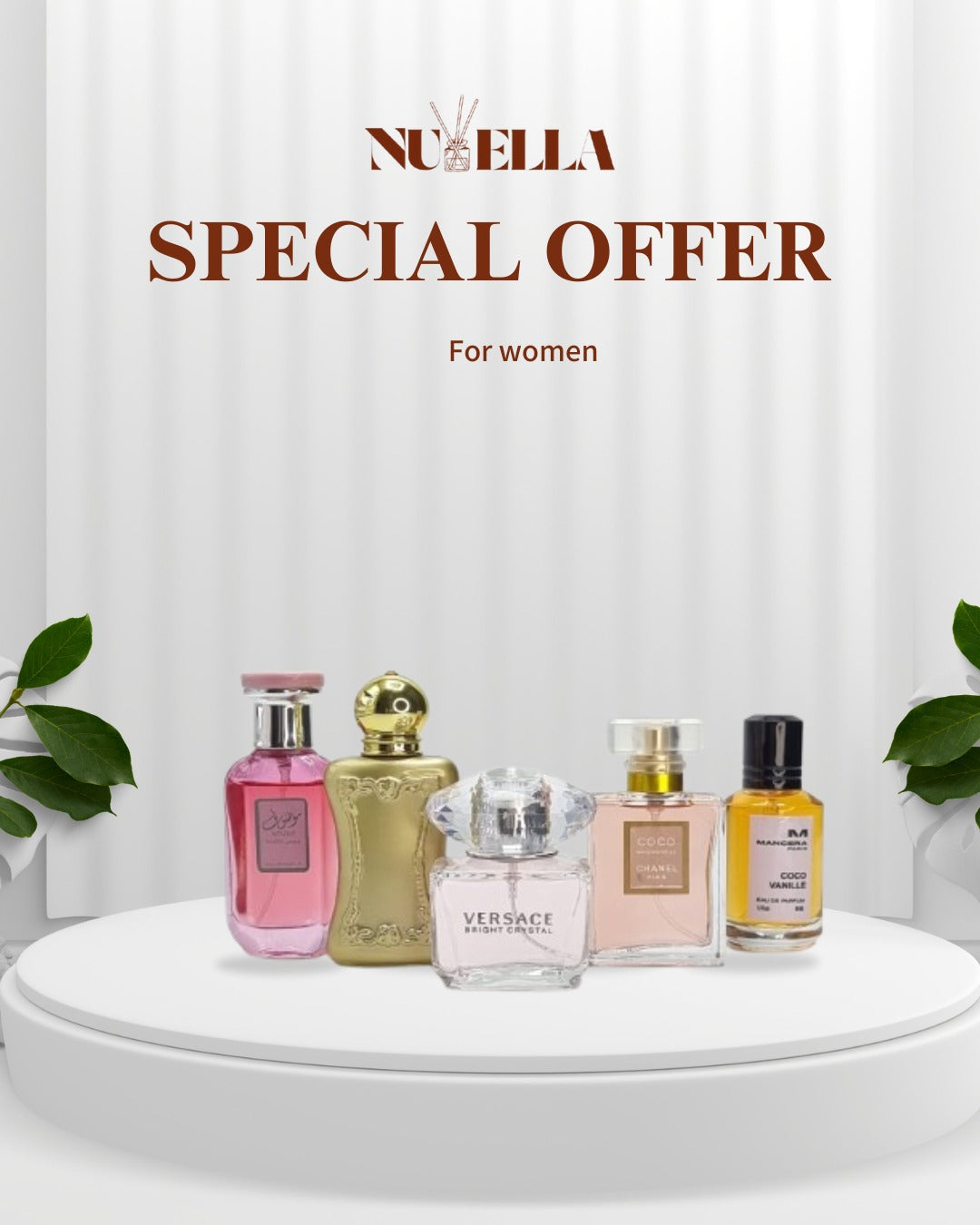 Mansira 30ml + Mousof 30ml + Delina 30ml + Versaci 30ml + Coco 30ml