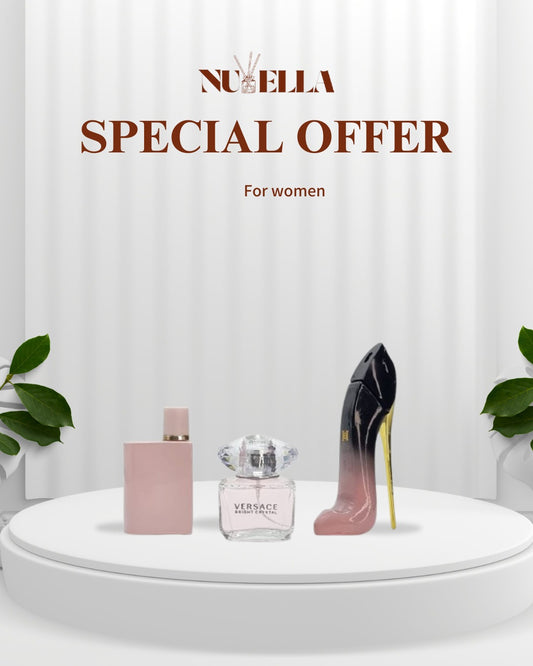 Burberry 30ml + Versace 30ml + Good girl 30ml