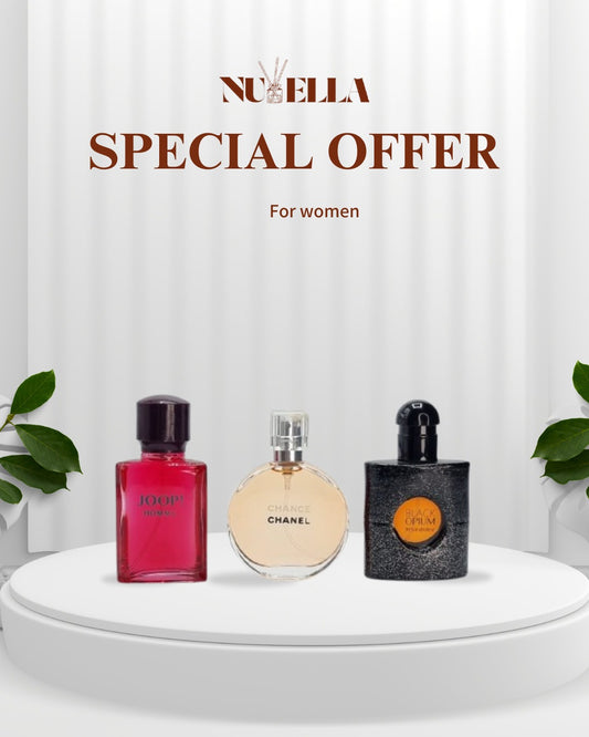 Joop 30ml + Chanel 30ml + Black opium 30ml