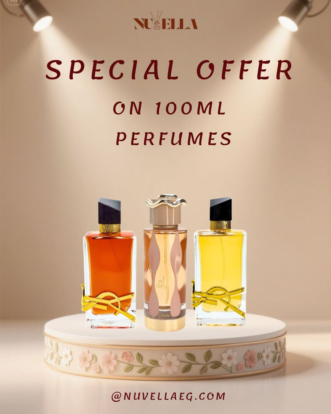 Yves Saint Laurent Libre 100ml +Lattafa Tareeq 100ml +Yves Saint Laurent Libre100ml