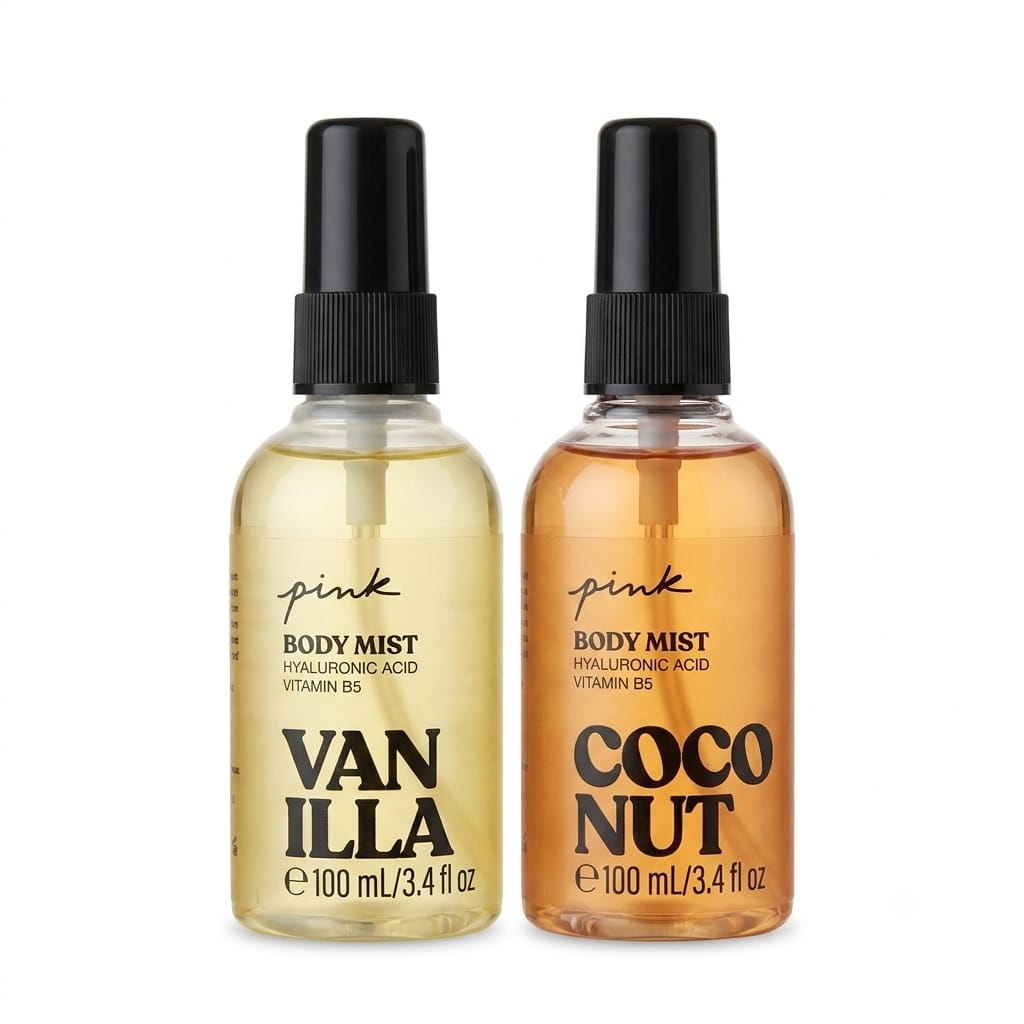 Pink Body Mist( Vanilla – Coconut) 2x100ml