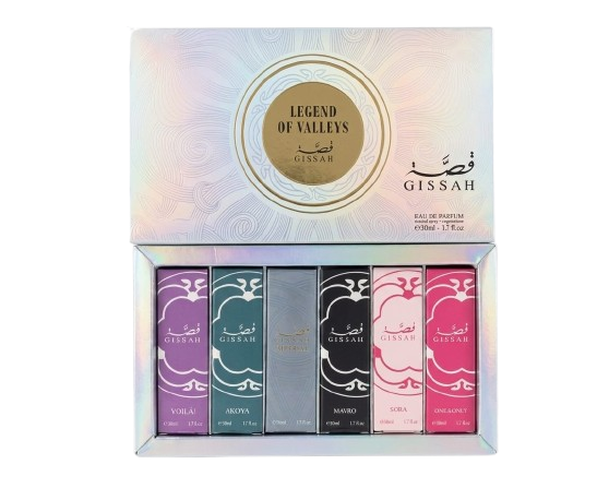 Gissah Legend of Valleys Set – 6 * 30ml