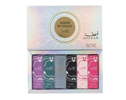 Gissah Legend of Valleys Set – 6 * 30ml