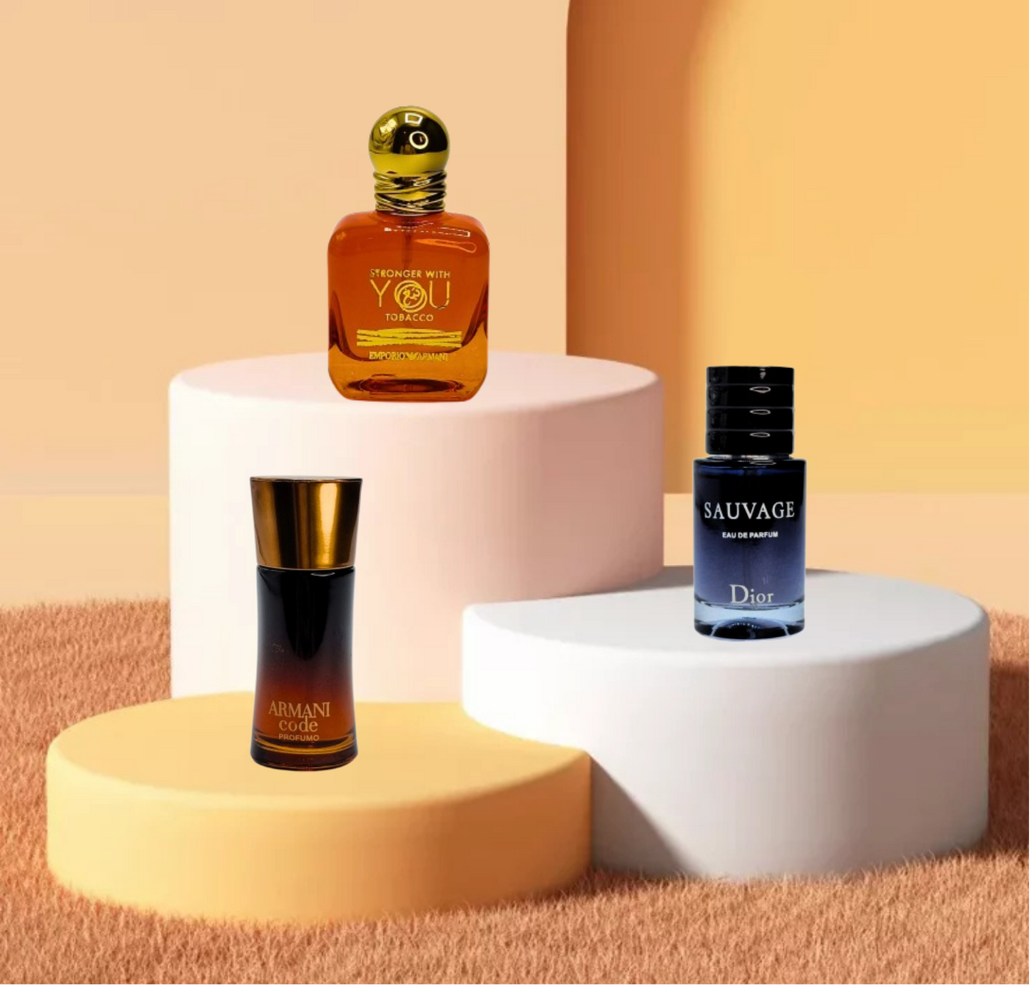 Strong with you 30ml + Armani code 30ml + Sauvage 30ml