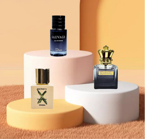 Scandle 30ml + Sauvage 30ml + Nishane 30ml