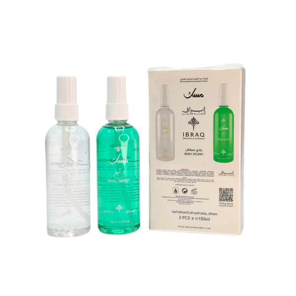 IBRAQ Body Splash Set – 2 x 150ml By Ibrahim Al Qurashi