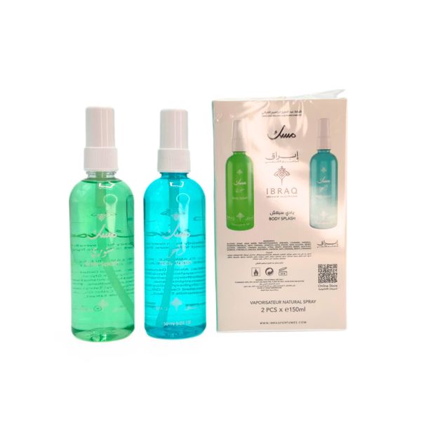 IBRAQ Body Splash Set – 2 x 150ml By Ibrahim Al Qurashi