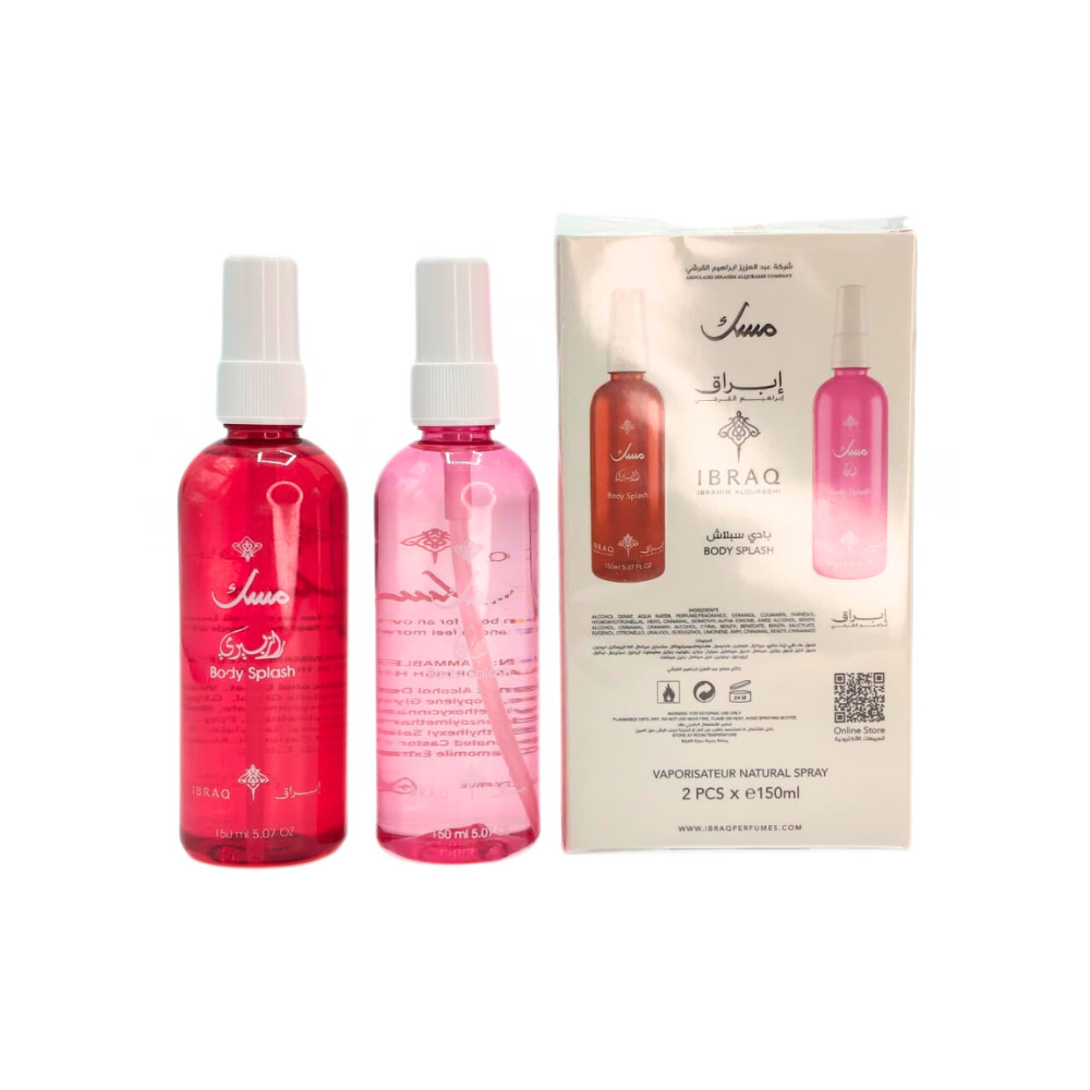 IBRAQ Body Splash Set – 2 x 150ml By Ibrahim Al Qurashi
