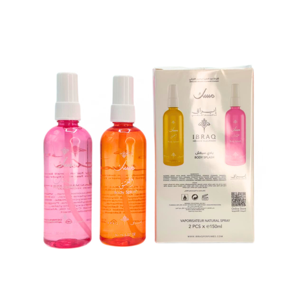 IBRAQ Body Splash Set – 2 x 150ml By Ibrahim Al Qurashi