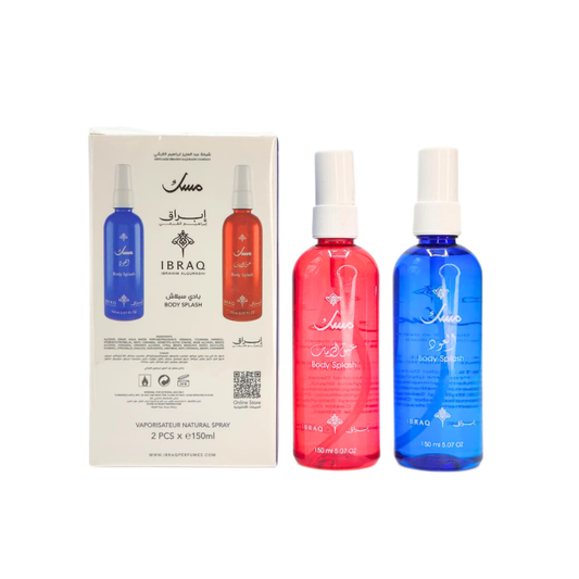 IBRAQ Body Splash Set – 2 x 150ml By Ibrahim Al Qurashi