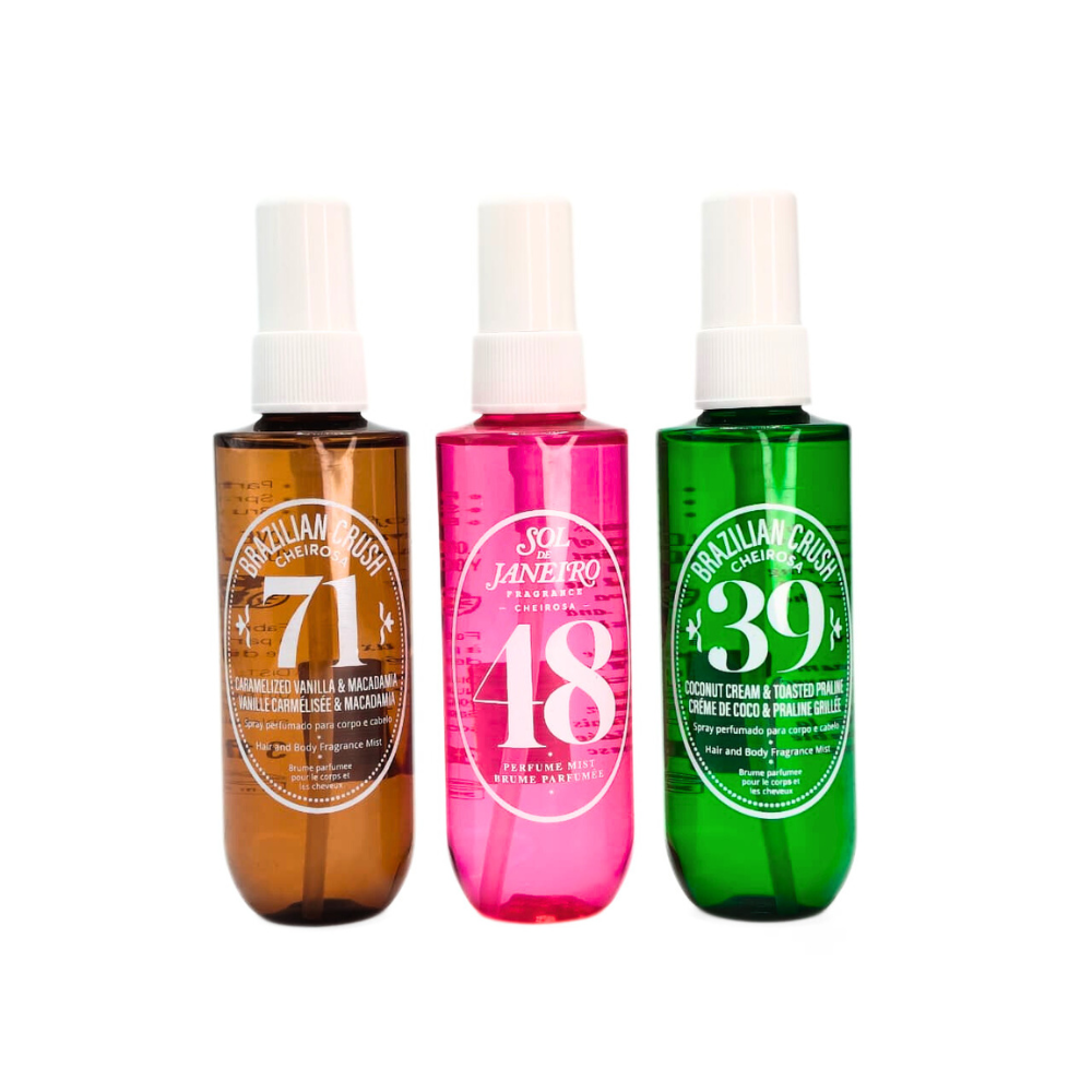 Sol de Janeiro – Cheirosa Collection (Mist Discovery Set) + Brazilian Crush Cheirosa 71  Sol de Janeiro Cheirosa 48 + Brazilian Crush Cheirosa 39