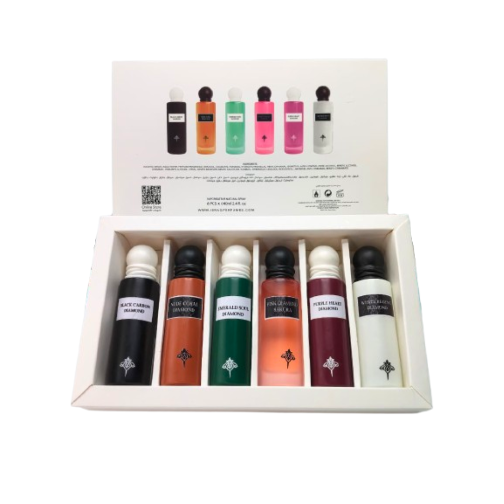 Ibraq Diamond Collection Perfume Set 6 x 40ml