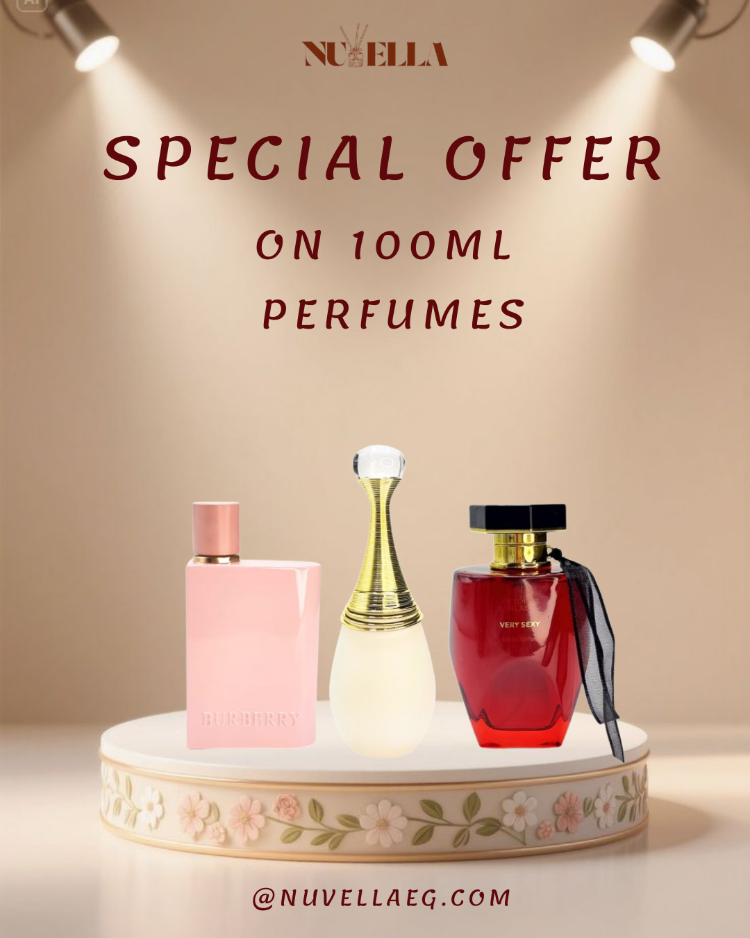 Very Sexy 100ml + J’adore 100ml + Burberry Her 100ml