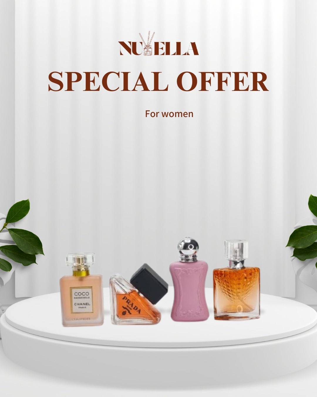 Coco 30ml + Prada 30ml + Delina 30ml + La vie est belle 30ml