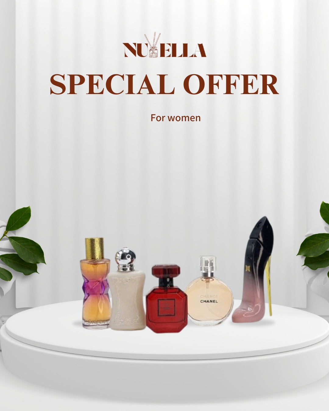 Manifisto 30ml + Delina 30ml + Bombshell 30ml + chanel 30ml + Good girl 30ml