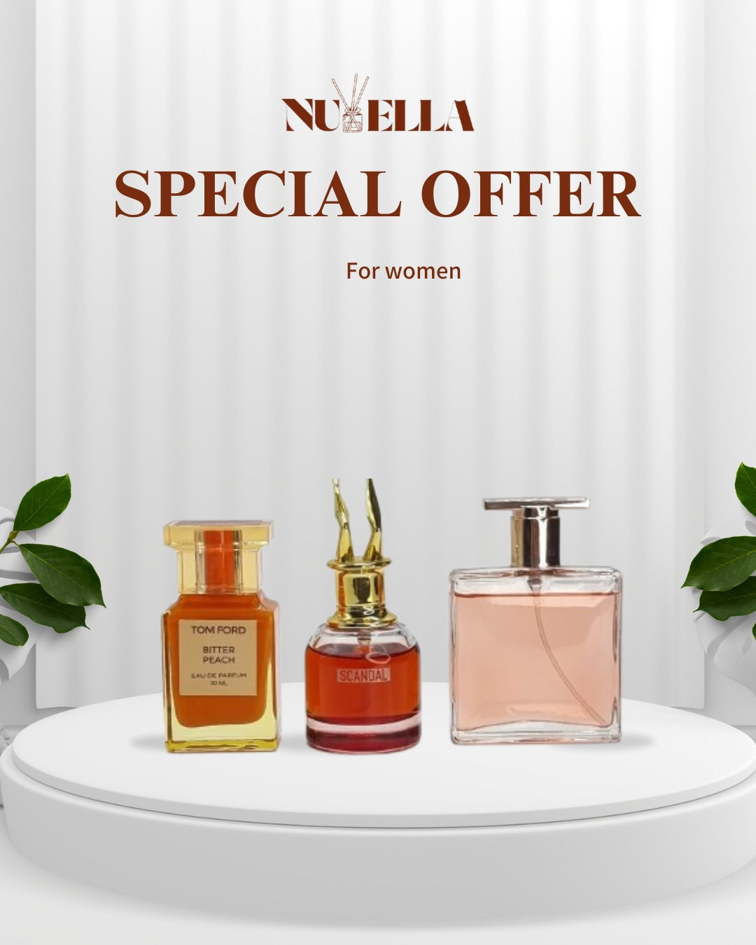 Tom Ford 30ml + Scandal 30ml + Lncom idol 30ml