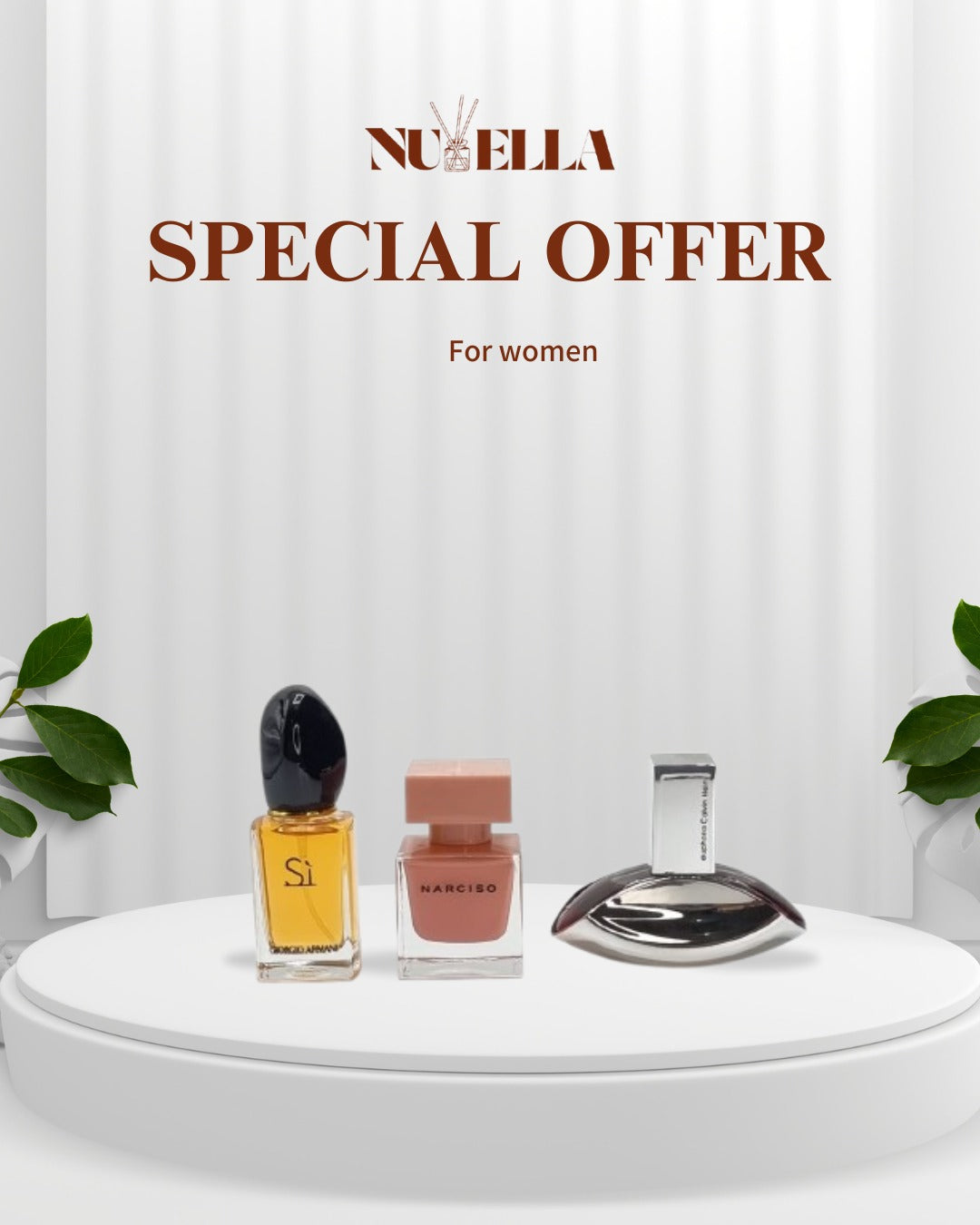 Si 30ml + Narciso 30ml + Euphoria 30ml