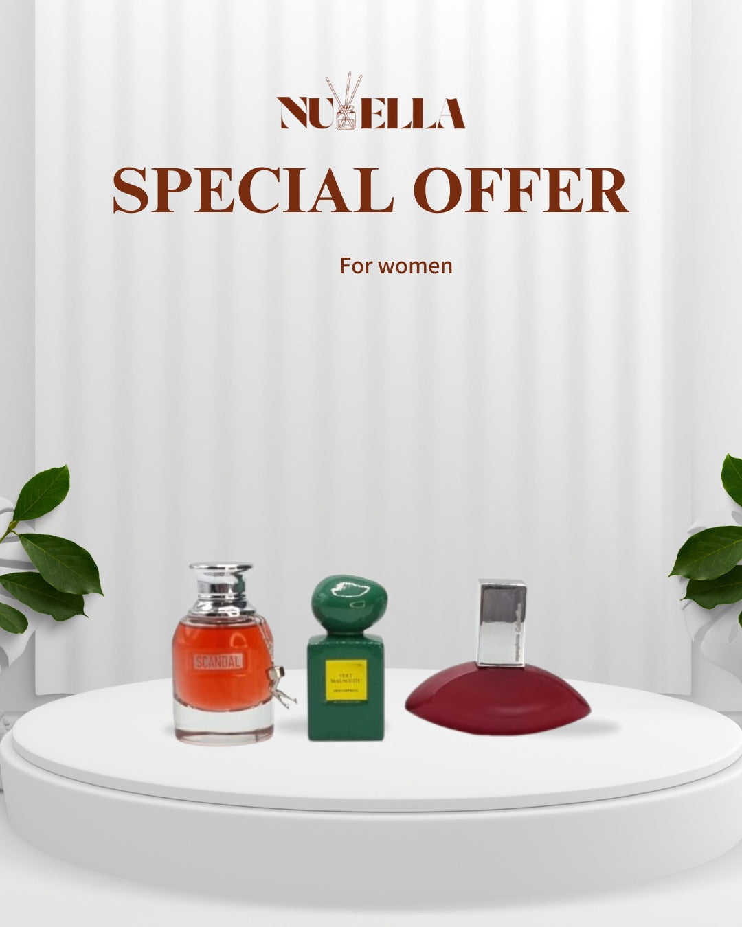 Scandal 30ml + Giorgio Armani 30ml + Euphoria 30ml