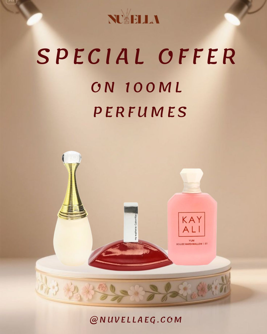 J’adore 100ml + Euphoria 100ml + KAYALI Yum 100ml