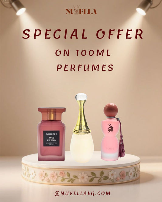 Tom Ford Rose Exposed 100ml + J’adore 100ml + Sense by Laverne 100ml