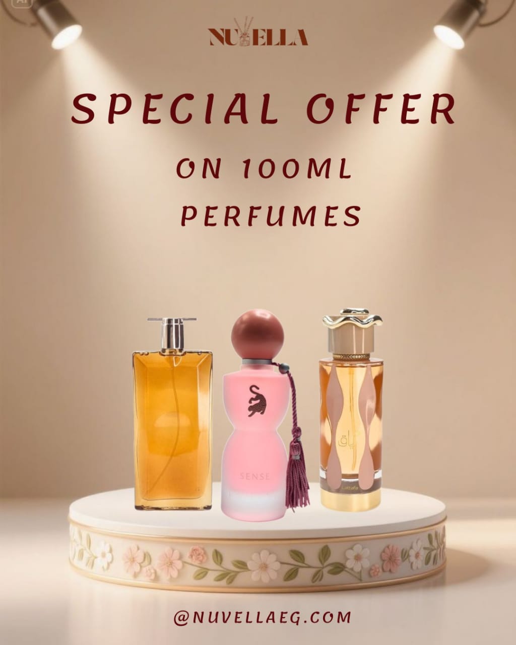 Lattafa Tareeq 100ml + Sense by Laverne  100ml + Hermès Terre 100ml
