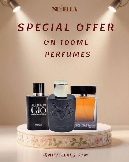 Acqua di Gio 100ml + De Marly 100ml + Dolce & Gabbana The One 100ml