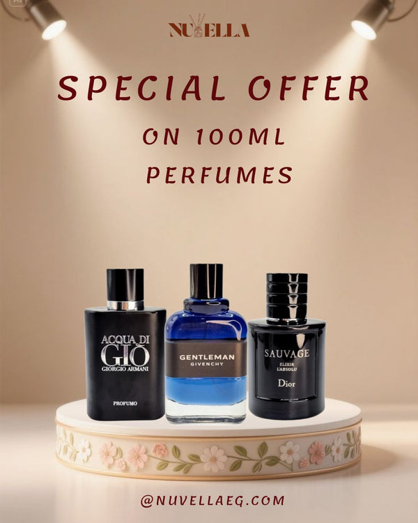 Acqua di Gio 100ml + Gentleman Givenchy 100ml + Sauvage Elixir Dior 100ml