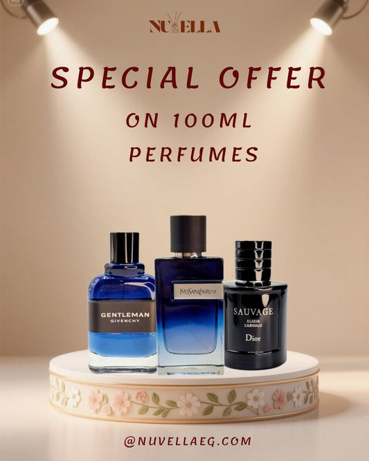 Gentleman Givenchy 100ml + Yves Saint Laurent  100ml + Sauvage Elixir Dior 100ml