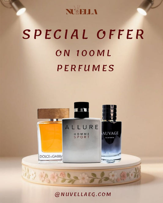 Dolce & Gabbana 100ml + Sauvage 100ml + Allure Homme Sport 100ml