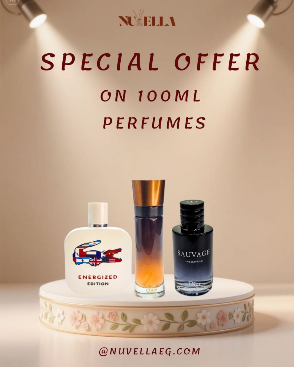 L.12.12 Lacoste 100ml + Armani Code 100ml + Sauvage 100ml