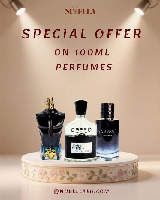 Creed 100ml + Sauvage 100ml + Jean Paul Gaultier Le Male 100ml