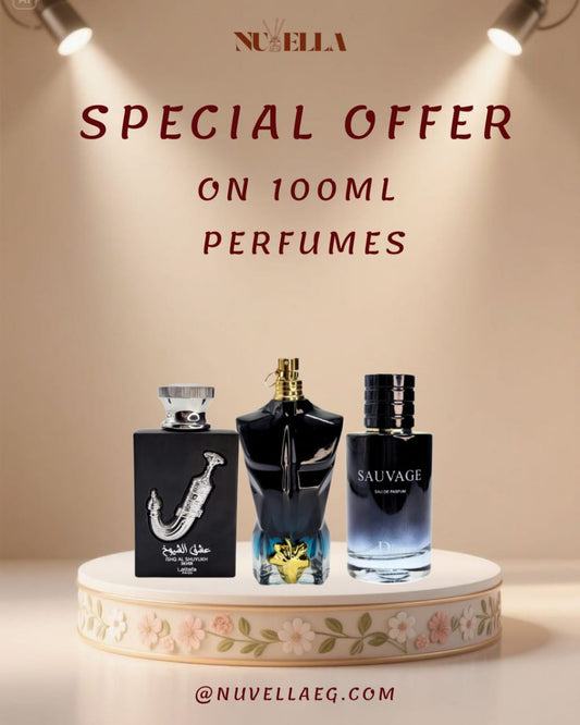 Dior Sauvage 100ml + Ishq Al Shuyukh Silver  100ml + Jean Paul Gaultier Le Male 100ml