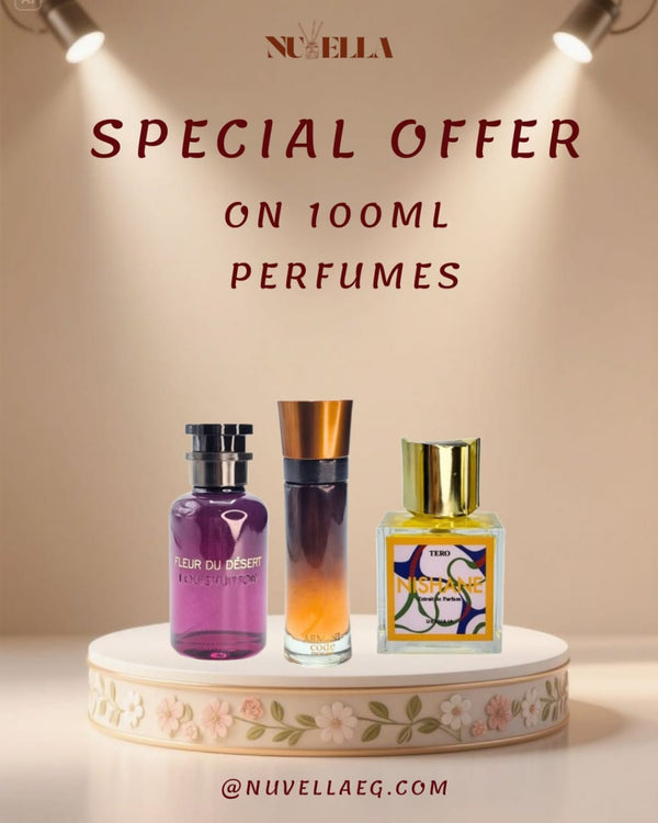 Fleur du Désert 100ml + Armani Code 100ml + Nishane TERO Extrait 100ml