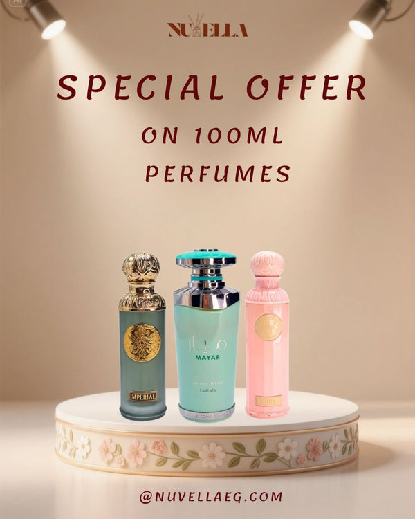 Lattafa Mayar Natural Intense 100ml + Gissah Sora 100ml + Imperial Oriental Woody 100ml