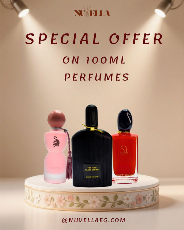 Sense by Laverne 100ml +Tom Ford Black Orchid 100ml +Sì Passione by Giorgio Armani 100ml