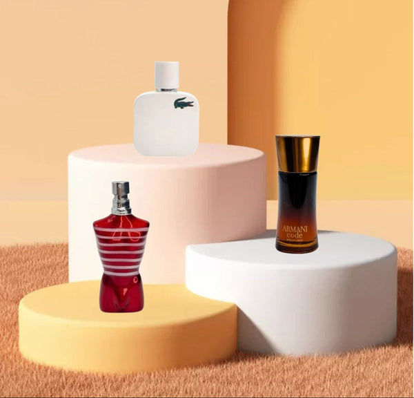 Armani Code 30ml + Lacoste 30ml + Jean Paul Gaultier 30ml