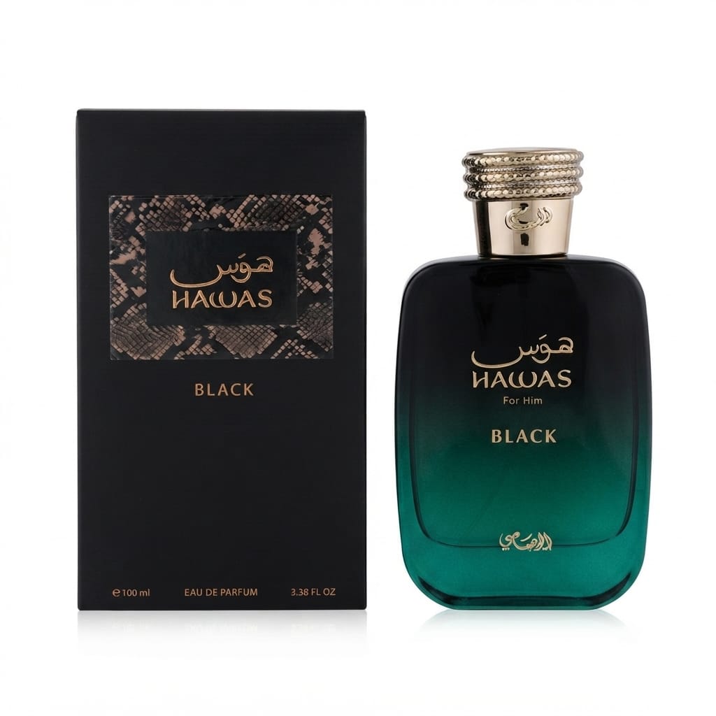 Hawas Black For Him – Rasasi 100ml