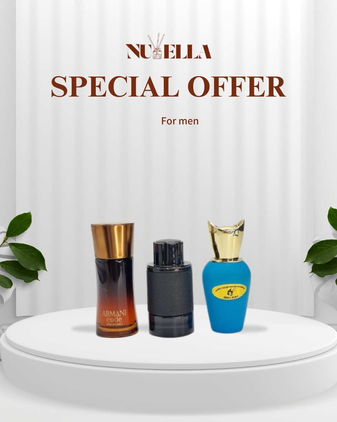 Xerjoff 30ml + Montblanc 30ml + Armani 30ml